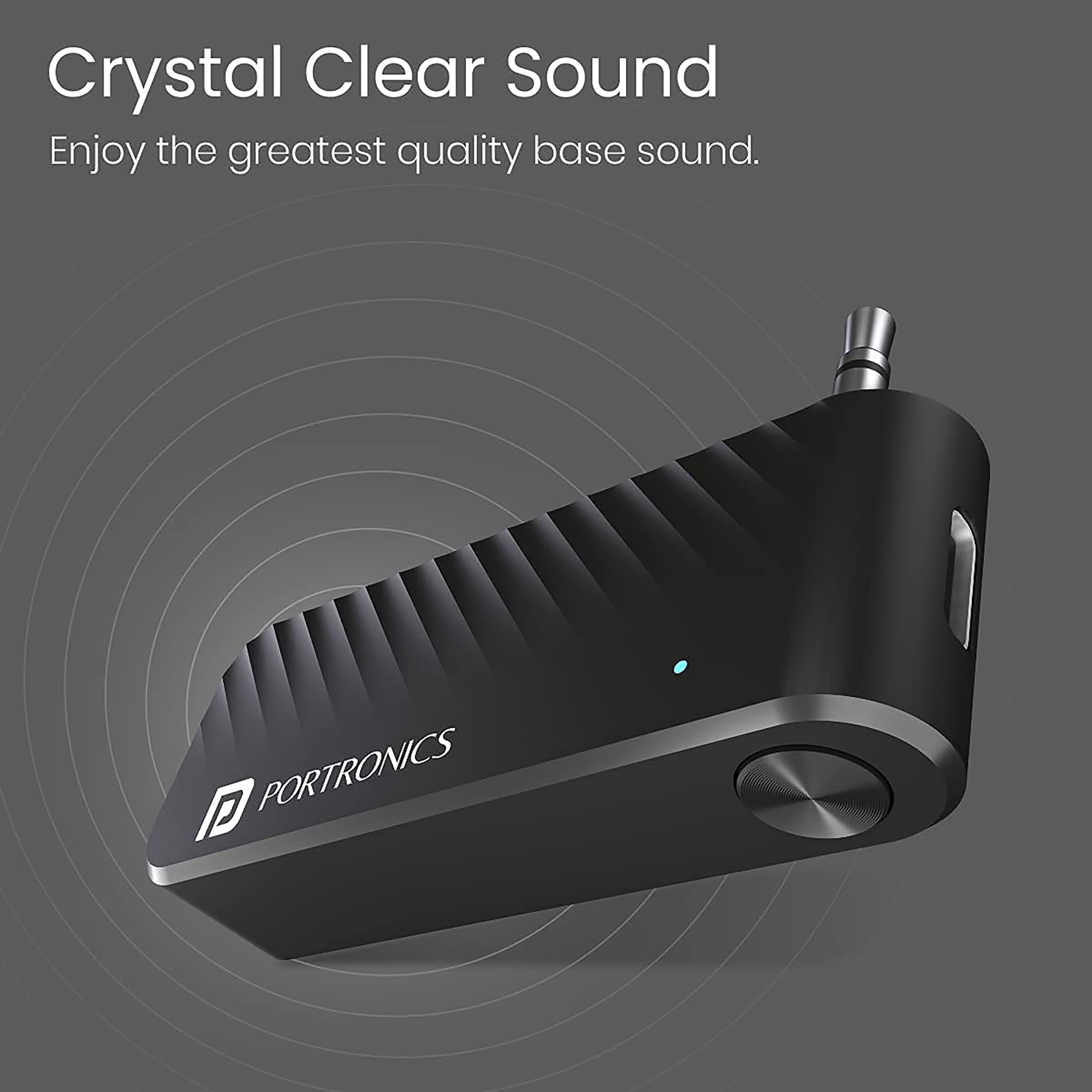 PORTRONICS Auto 16 Digital Audio Connector (Bluetooth 5.1, POR-1316, Black) PORTRONICS Auto 16 Digital Audio Connector (Bluetooth 5.1, POR-1316, Black)_4