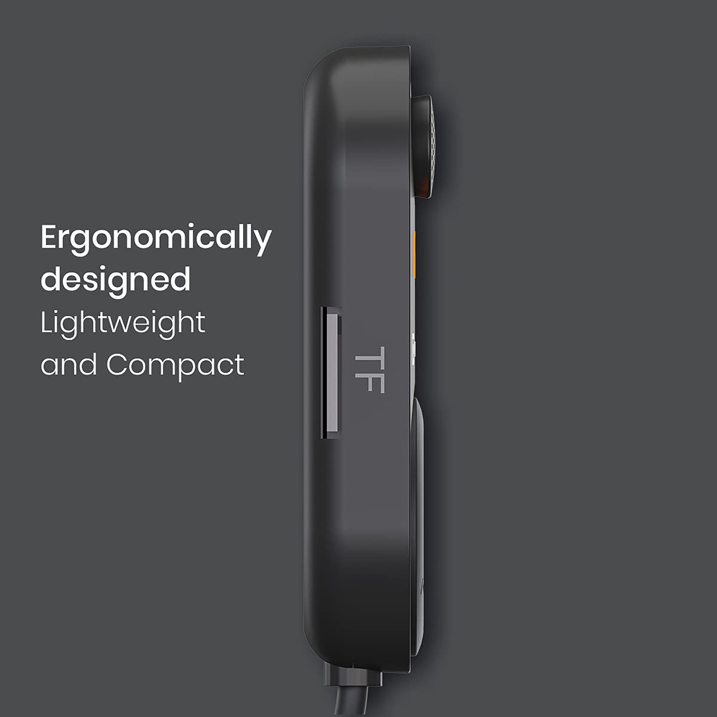 PORTRONICS POR 1317 Audio Connector (Google Assistant and Siri Supported, Auto 17, Black)_4