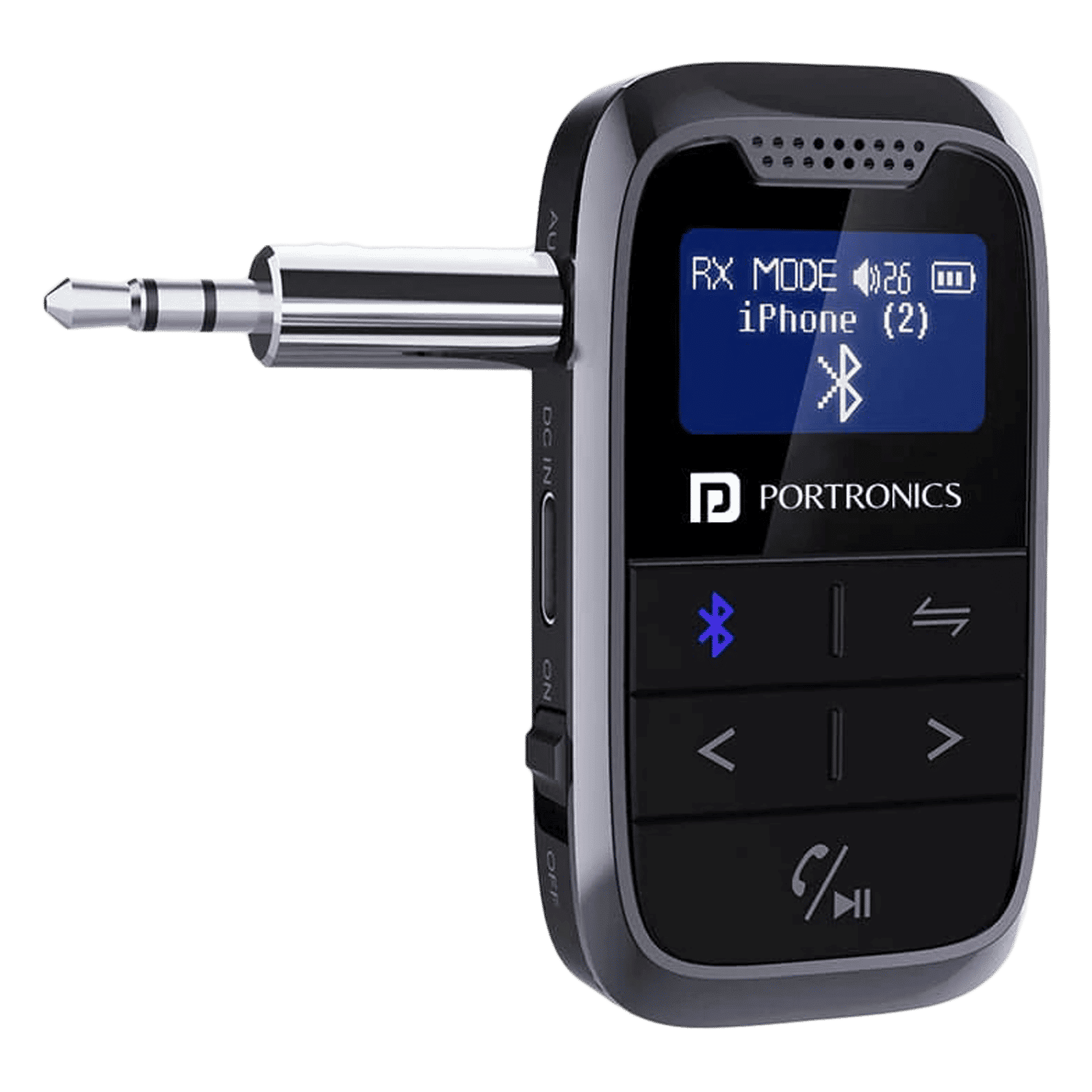 PORTRONICS Auto 18 Audio Connector (Transmission Mode, POR-1387, Black) PORTRONICS Auto 18 Audio Connector (Transmission Mode, POR-1387, Black)_1