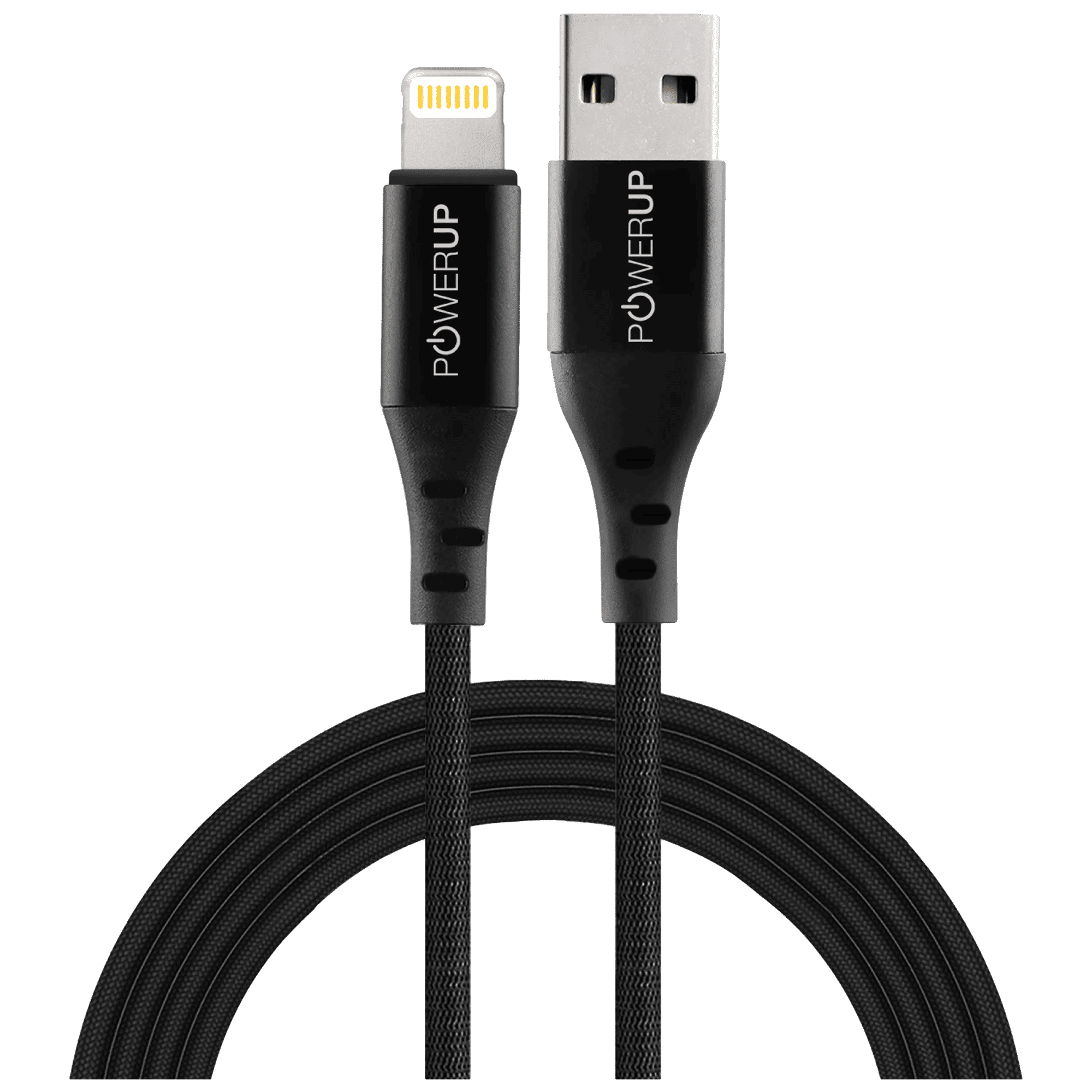POWERUP Type A to Lightning 4.92 Feet (1.5M) Cable (Fast Charge and Data Sync, Black)_1