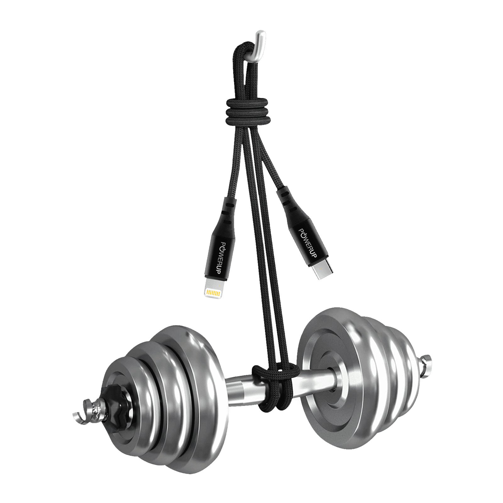 POWERUP Type C to Lightning 4.92 Feet (1.5M) Cable (Fast Charge and Data Sync, Black) POWERUP Type C to Lightning 4.92 Feet (1.5M) Cable (Fast Charge and Data Sync, Black)_8