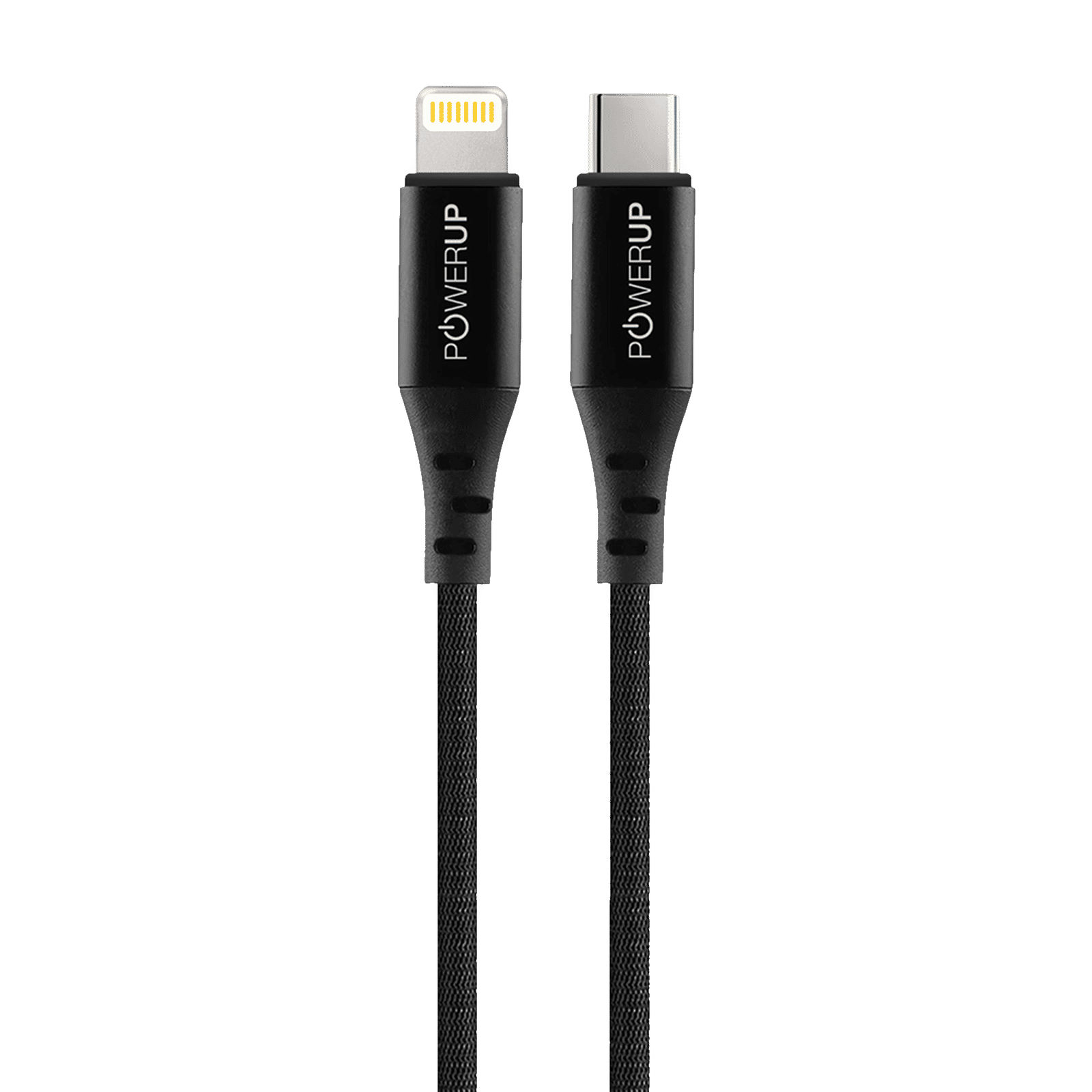 POWERUP Type C to Lightning 4.92 Feet (1.5M) Cable (Fast Charge and Data Sync, Black) POWERUP Type C to Lightning 4.92 Feet (1.5M) Cable (Fast Charge and Data Sync, Black)_5