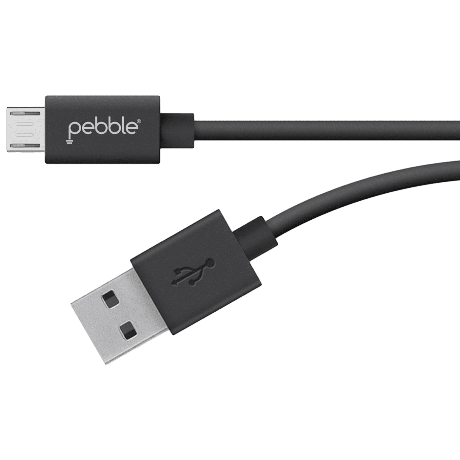pebble PBCM10 Type A to Micro USB 3.2 Feet (1M) Cable (Data Transfer with High Efficiency, Black)_3