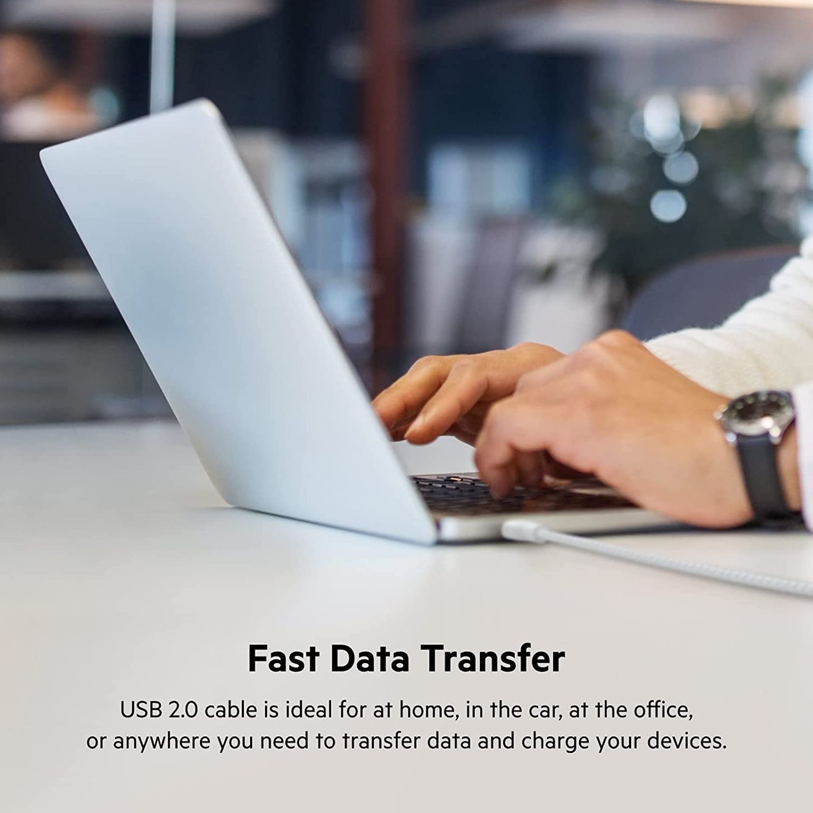 belkin Boost Charge Type C to Type C 6.6 Feet (2M) USB Cable (Fast Charging, White)_5