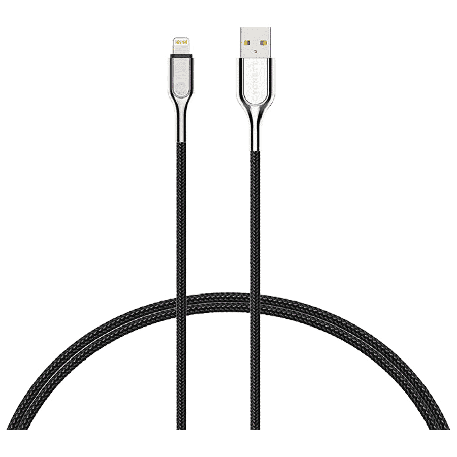 CYGNETT USB Type-A to Lightning 6.56 Feet (1.99M) Cable (Short Circuit Control, Black) CYGNETT USB Type-A to Lightning 6.56 Feet (1.99M) Cable (Short Circuit Control, Black)_1
