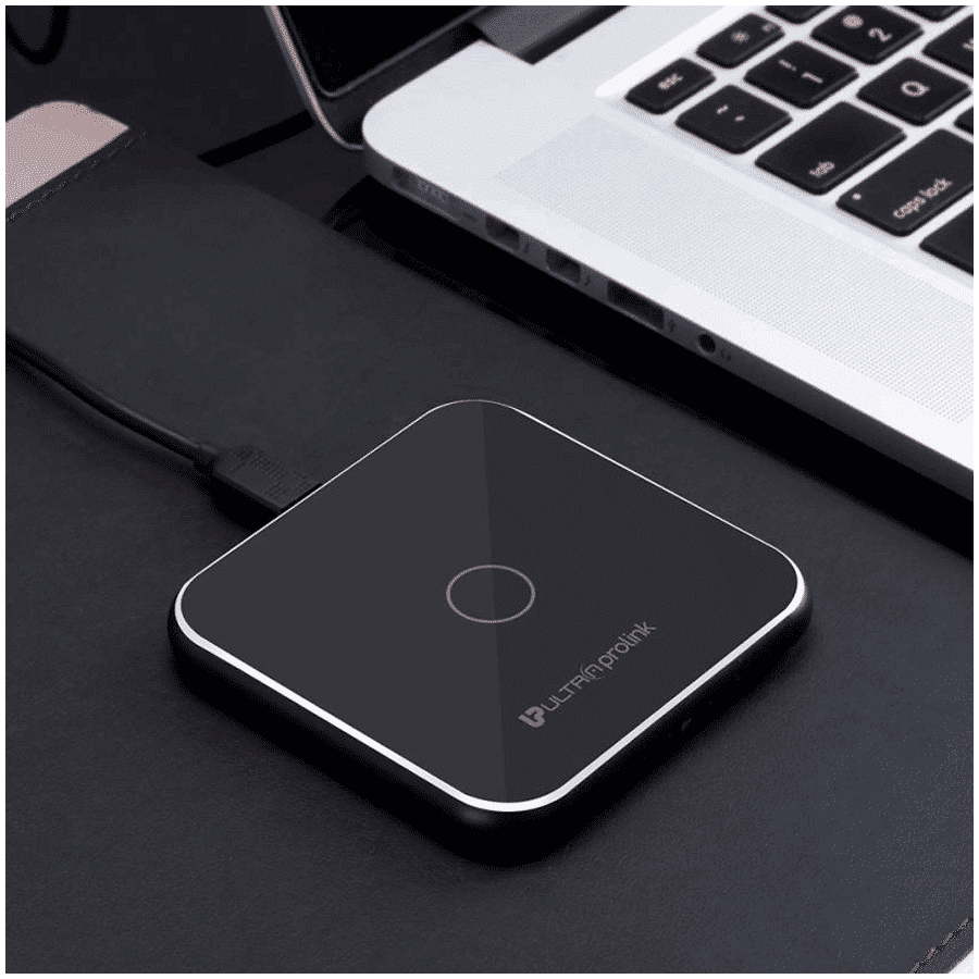 Ultraprolink Vylis Wireless Charging Pad for iPhone and Android (Thermal Protection Sensor, Black)_5