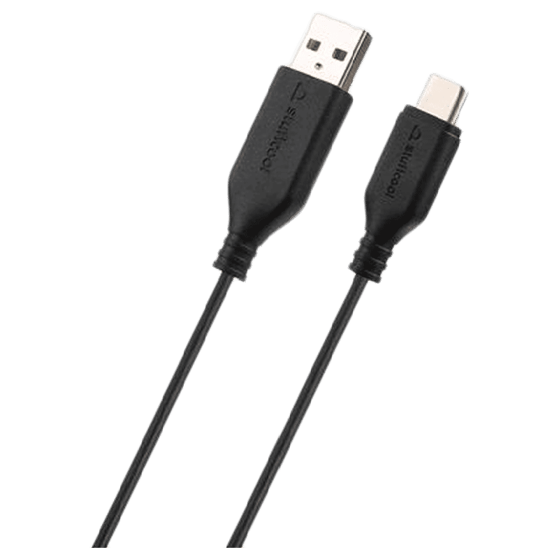 stuffcool Force 100 cm USB 2.0 (Type-A) to USB (Type-C) Sync and Charge Cable (FORCEC-BLK, Black) stuffcool Force 100 cm USB 2.0 (Type-A) to USB (Type-C) Sync and Charge Cable (FORCEC-BLK, Black)_3