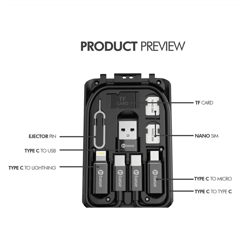 in base Multi Travel Functional Box (Upto 3A Fast Charging, Black)_4