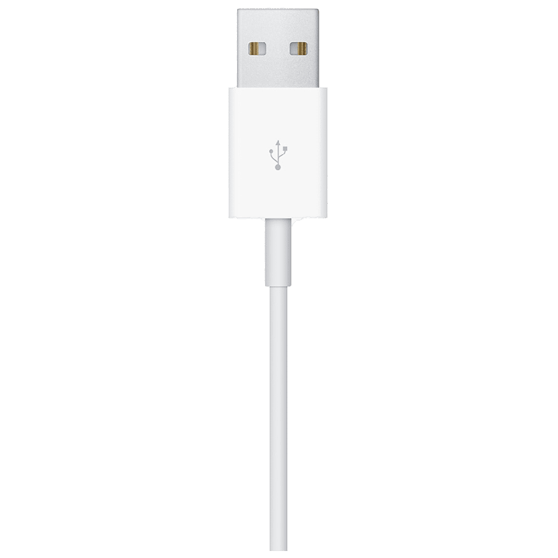 Apple 2 Meter USB (Type-A) USB Cable (For Apple Watch, MX2F2ZM/A, White)_2