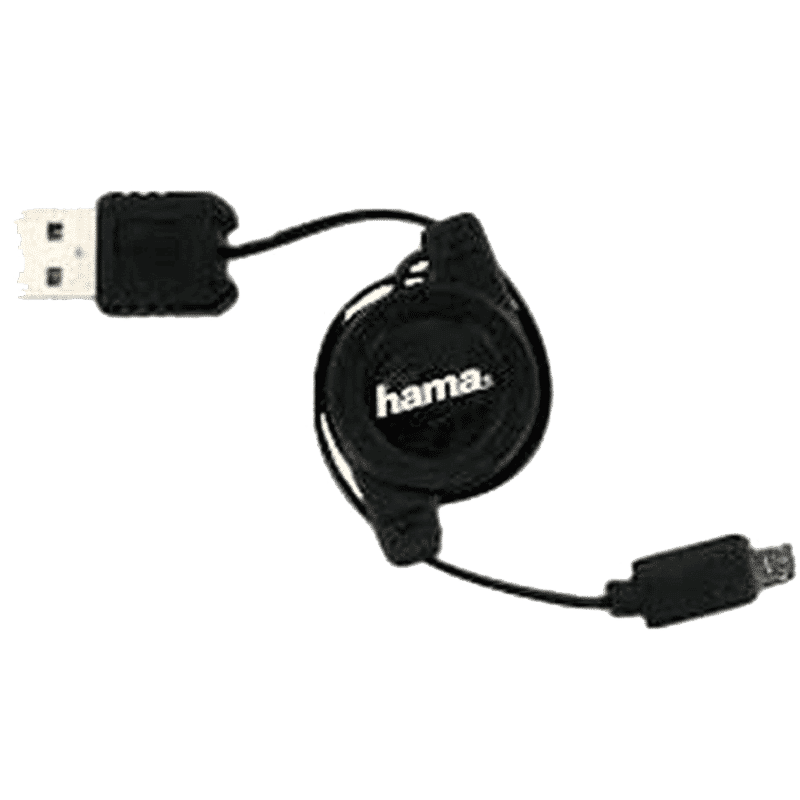 hama Type A to Micro USB 2.4 Feet (0.75M) Cable (Fast Data Transfer, Black) hama Type A to Micro USB 2.4 Feet (0.75M) Cable (Fast Data Transfer, Black)_1