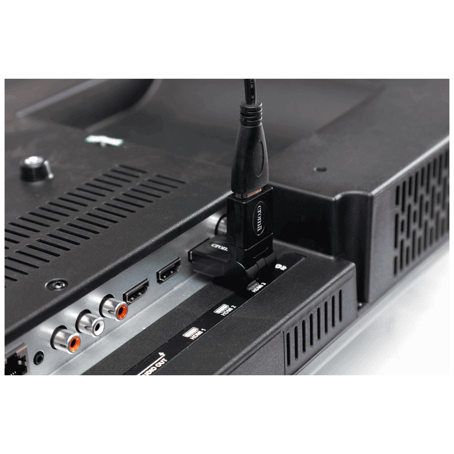 Croma XN4076 HDMI Type A to HDMI Type A Cable (360 Degree Rotation, Black)_6