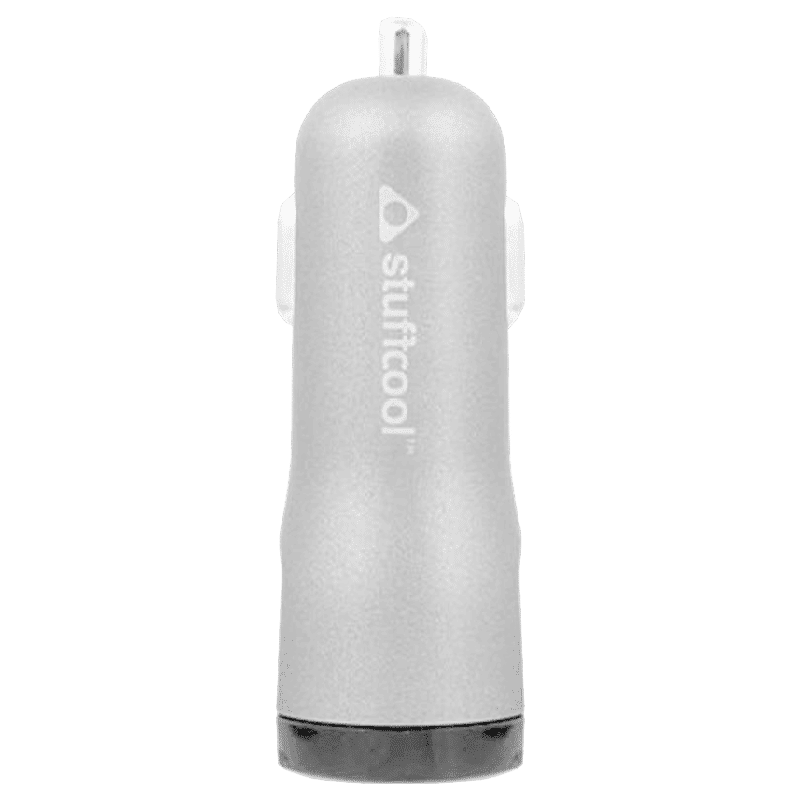 stuffcool Colt 2.4 Amp Dual USB Car Charging Adapter (COLTQC3-GRY/BLK, Grey)_1