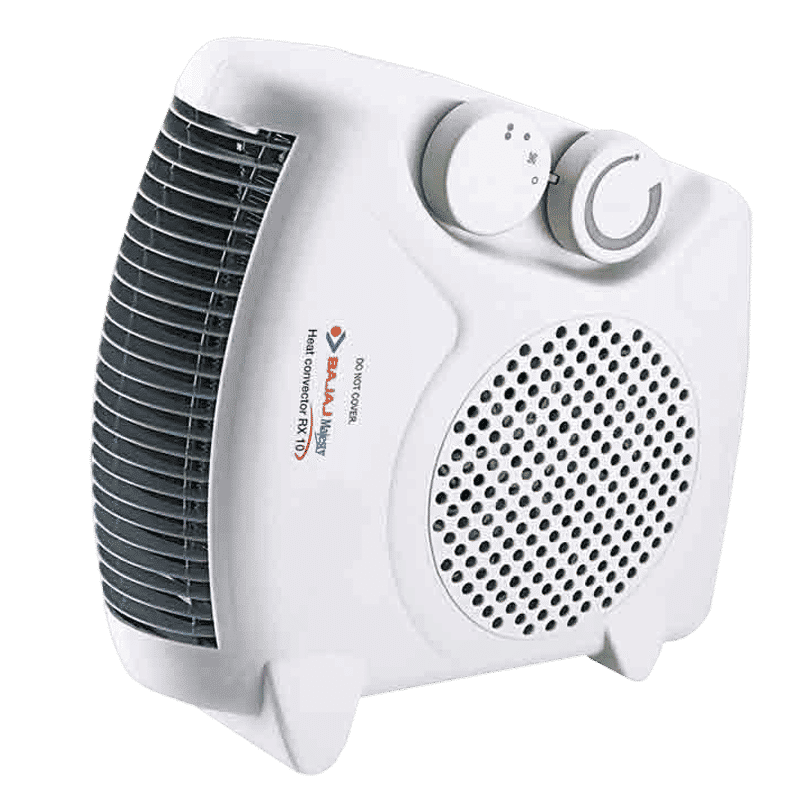 BAJAJ Majesty RX10 2000W Fan Room Heater with Automatic Thermal Cutout (Adjustable Thermostat_1