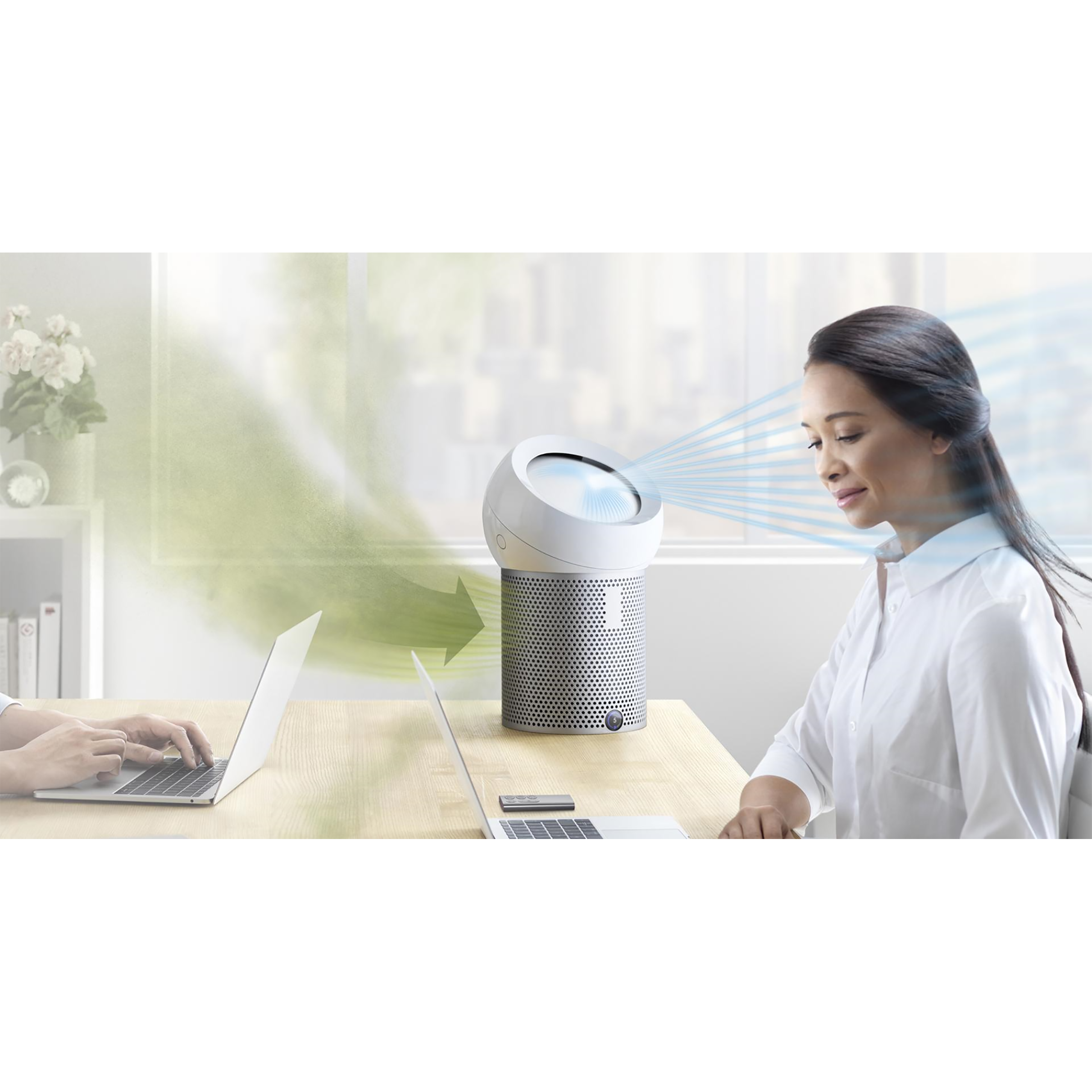 Dyson Pure Cool Me Core Flow Technology Air Purifier (Precise Airflow Control, BP01, Black/Nickel)_3