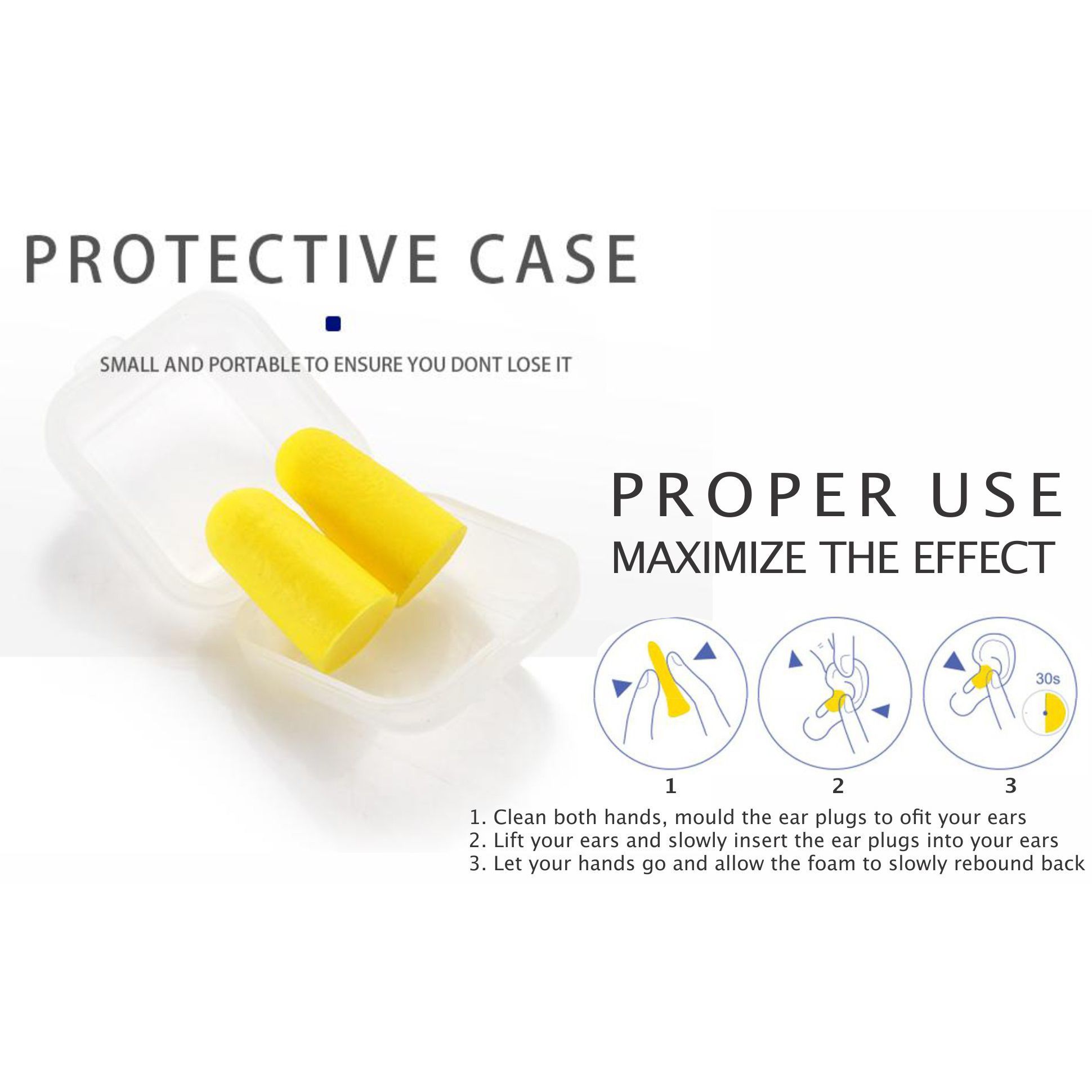 TRAVEL BLUE Ear Plugs (TB-490, Yellow)_5