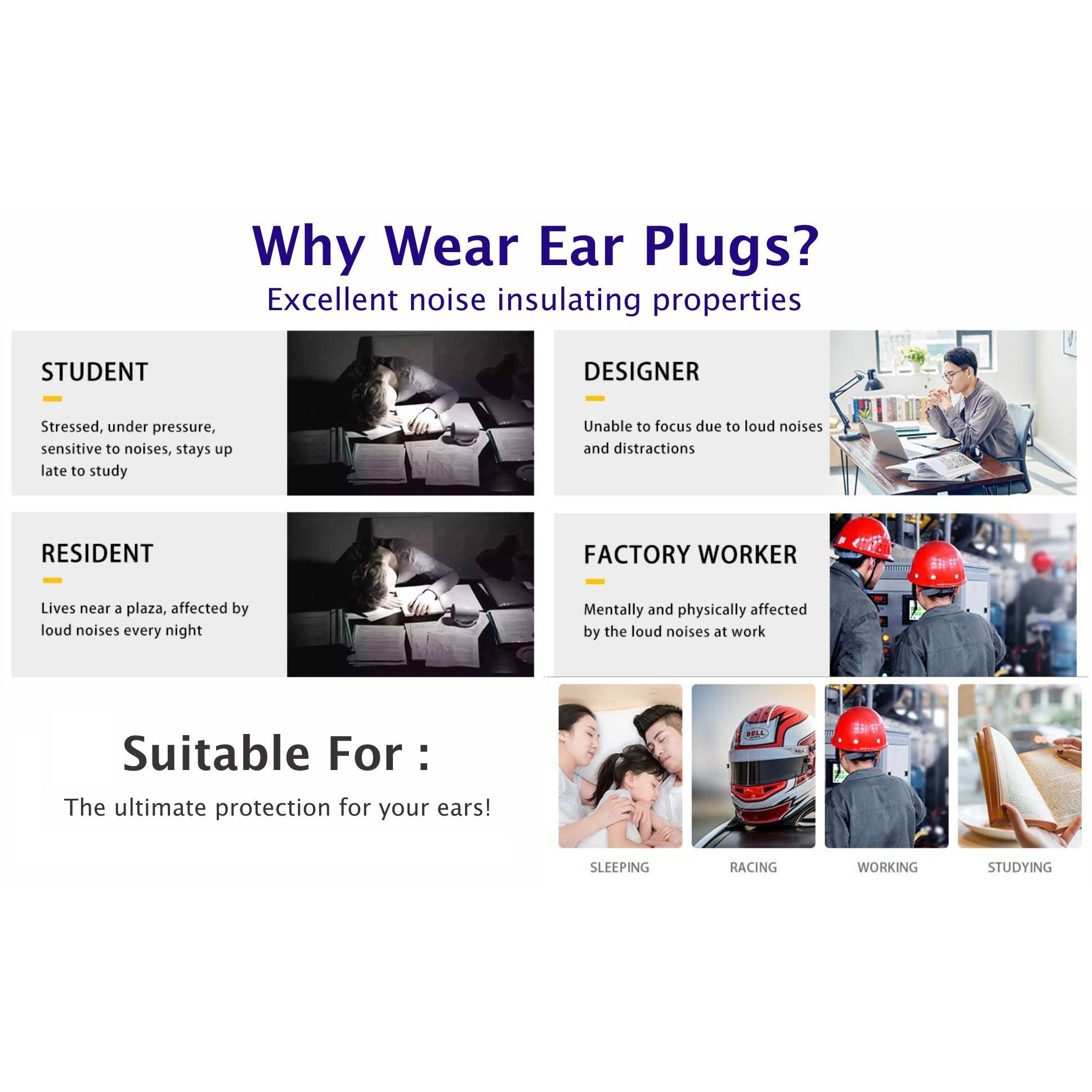 TRAVEL BLUE Ear Plugs (TB-490, Yellow)_7