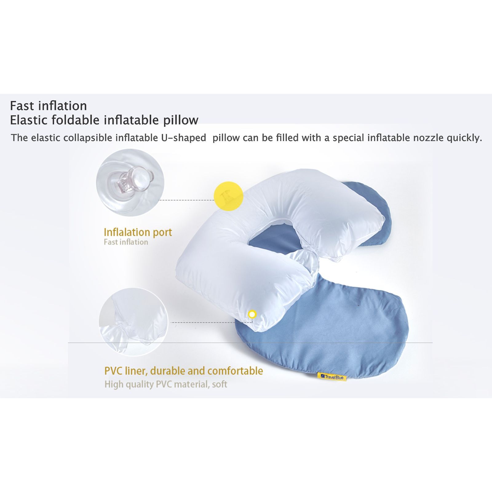 TRAVEL BLUE Ultimate Neck Pillow (TB-222, Blue)_7