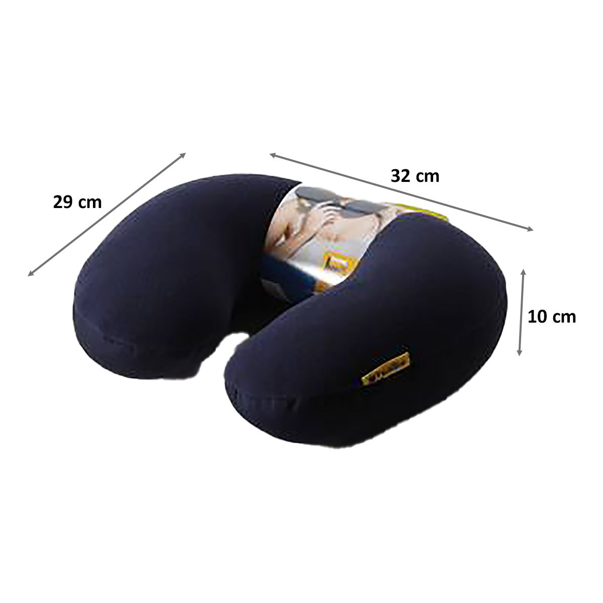 TRAVEL BLUE Micro Pearls Neck Pillow (TB-230G, Blue)_2