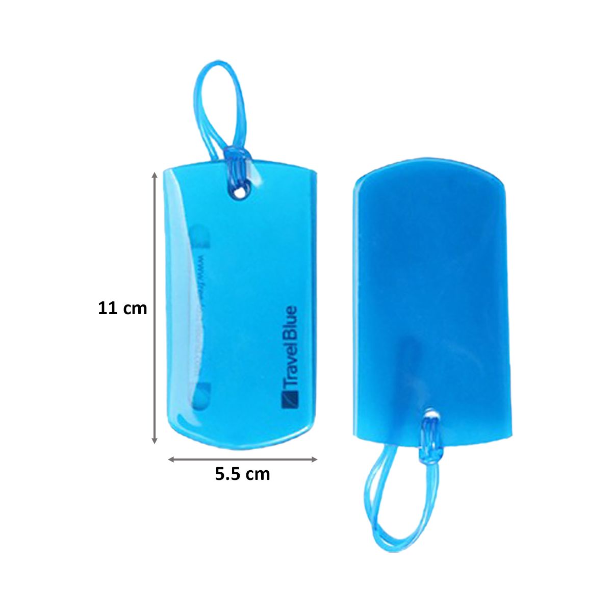 TRAVEL BLUE Jelly I.D. Luggage Tags (TB-016B, Blue)_2