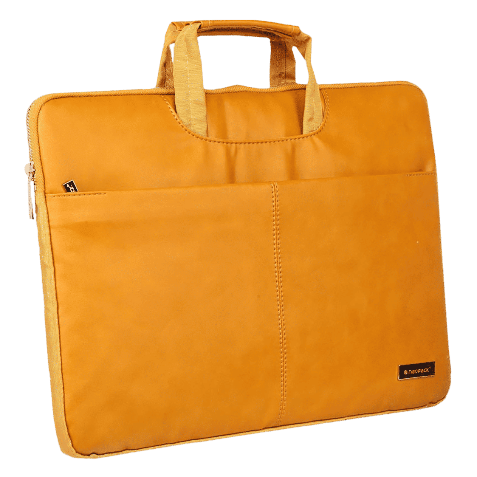 neopack 9TN13 Leather Sleeve for 13.3 Inch Laptop (2 Pockets, Tan) neopack 9TN13 Leather Sleeve for 13.3 Inch Laptop (2 Pockets, Tan)_6