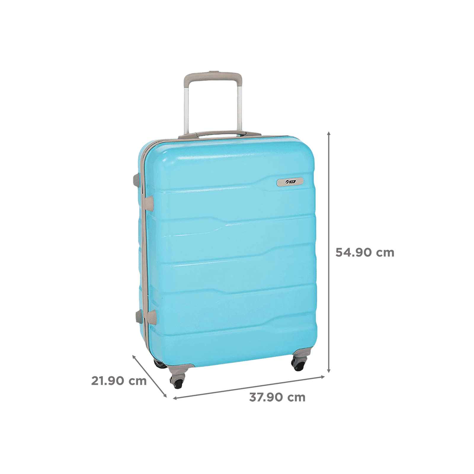 VIP Argo 45 Litres Polycarbonate Trolley Bag (Water Resistant, ARGO55OBL, Blue)_3