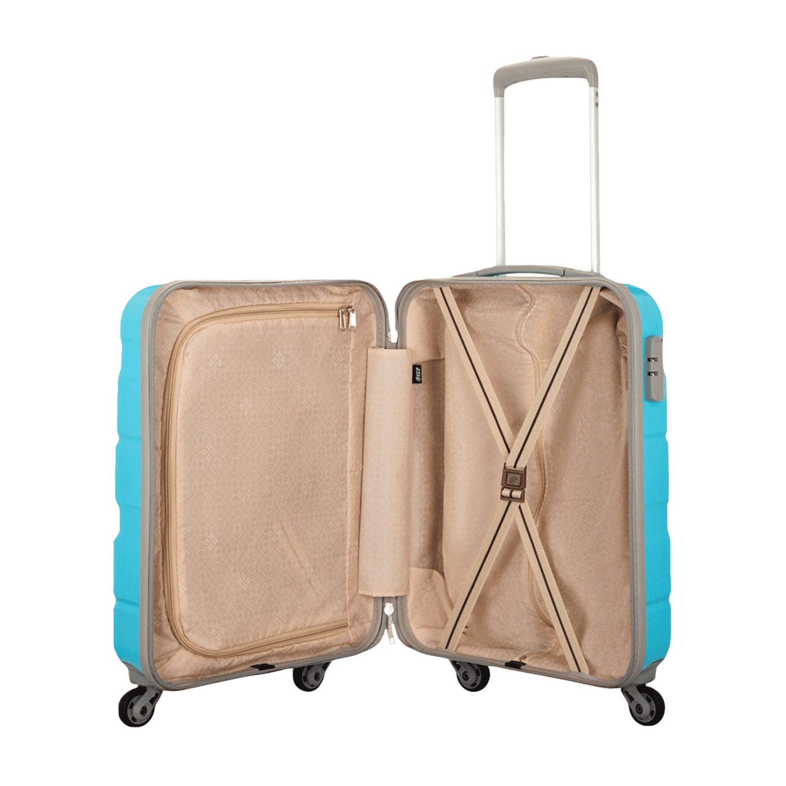 VIP Argo 45 Litres Polycarbonate Trolley Bag (Water Resistant, ARGO55OBL, Blue)_5