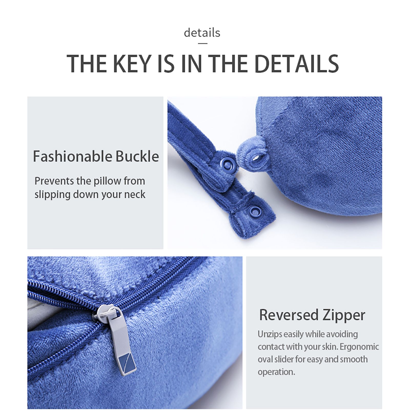 TRAVEL BLUE Ergonomic Hooded Pillow (TB-216, Blue) TRAVEL BLUE Ergonomic Hooded Pillow (TB-216, Blue)_6