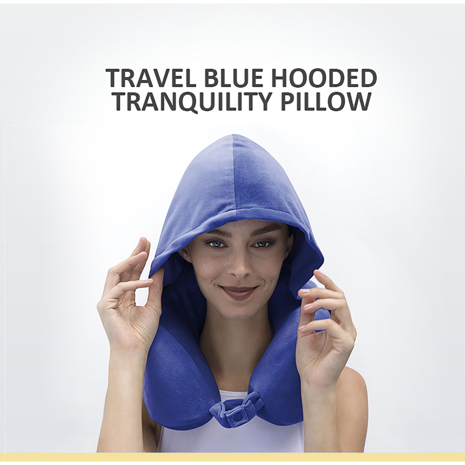 TRAVEL BLUE Ergonomic Hooded Pillow (TB-216, Blue) TRAVEL BLUE Ergonomic Hooded Pillow (TB-216, Blue)_7