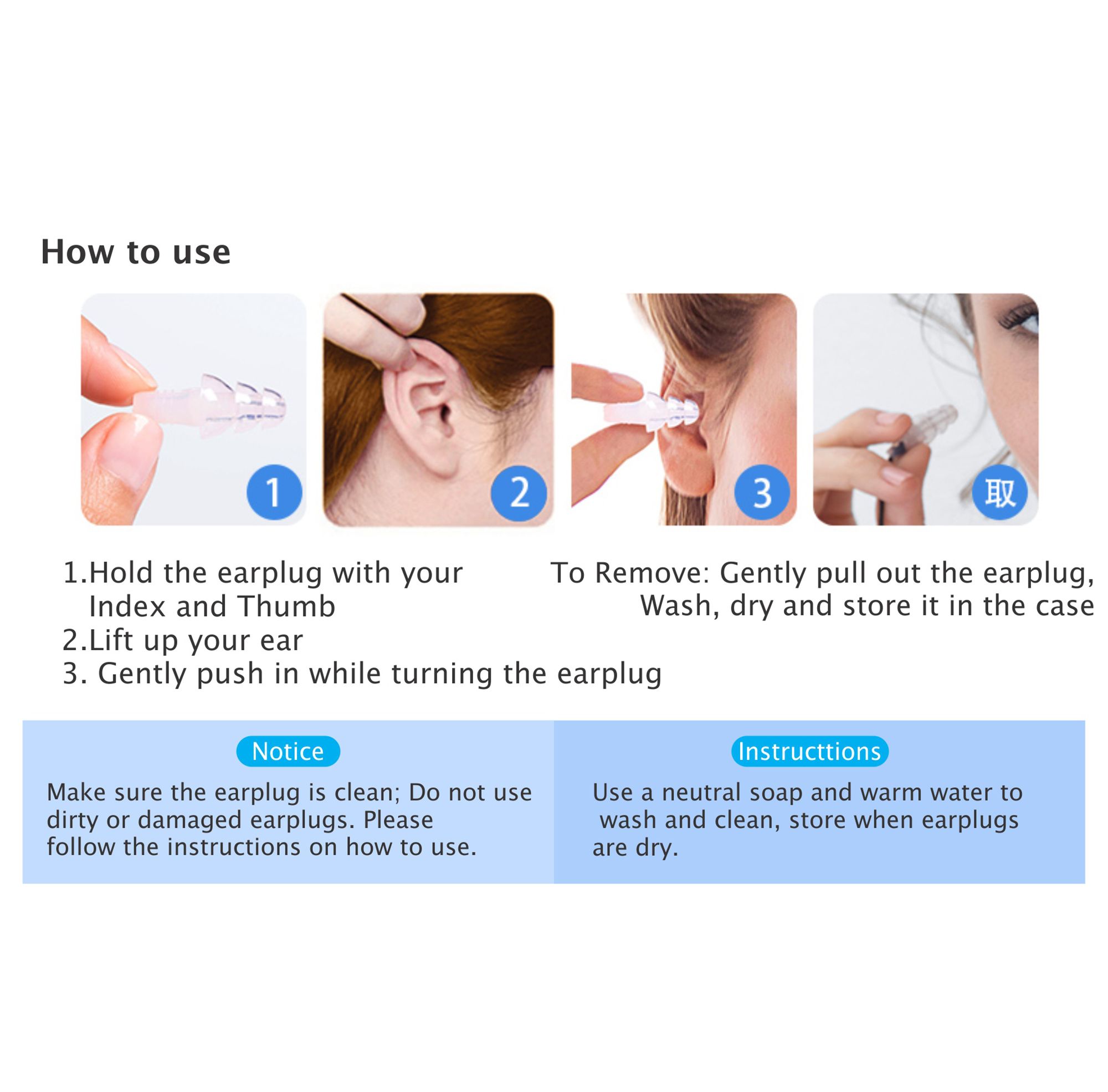 TRAVEL BLUE Liquid Silicone Earplugs (TB-493, Black)_8