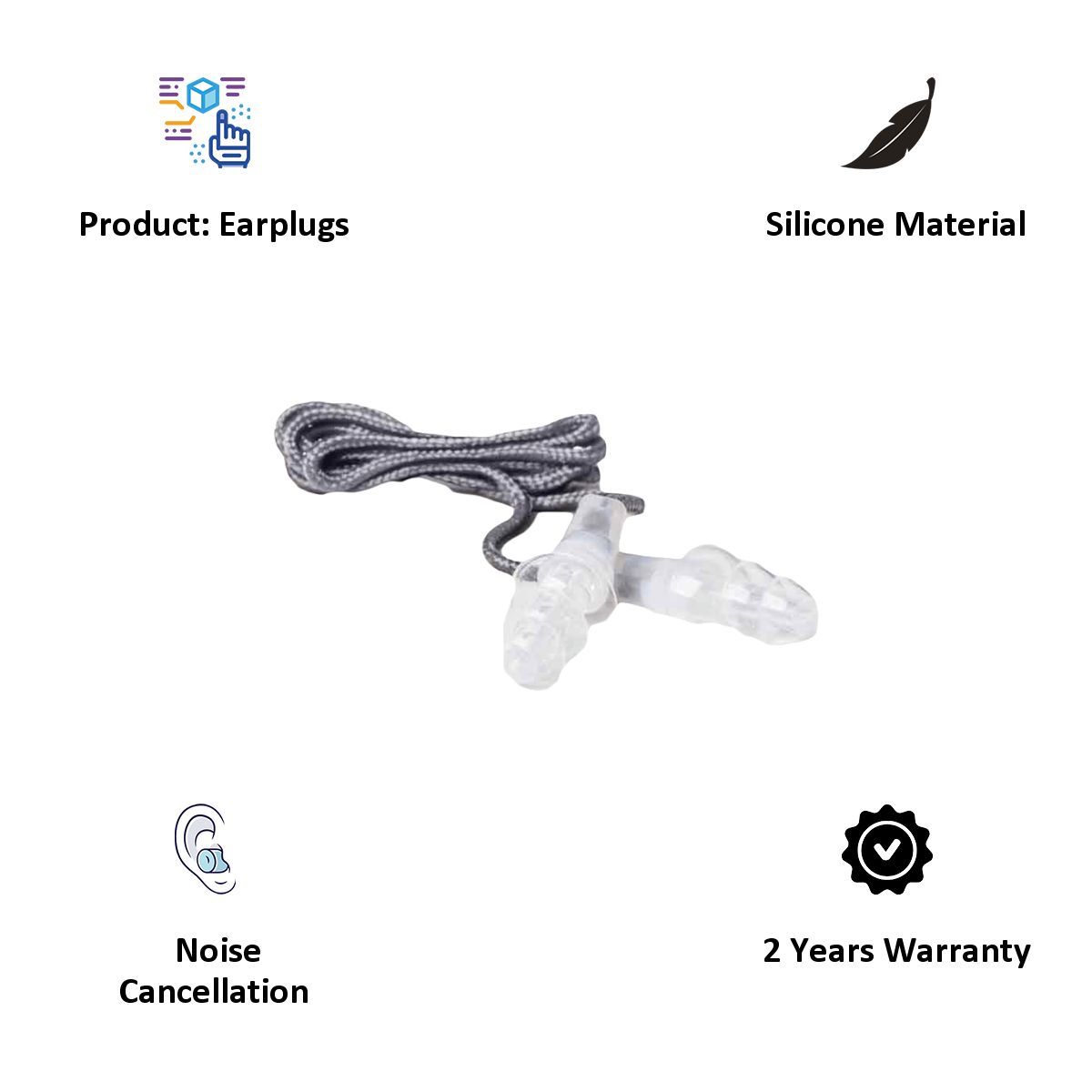 TRAVEL BLUE Liquid Silicone Earplugs (TB-493, Black)_3
