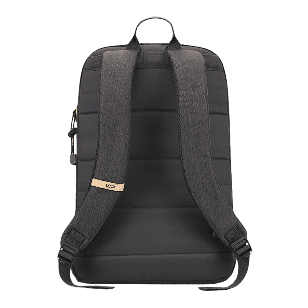 VIP Ride 01 19 Litres Polyester Casual Backpack (3 Front Pockets, BPRID01GRY, Grey)_4