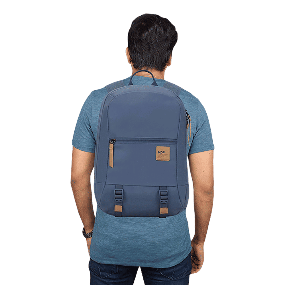 VIP Scuba 02 14 Litres Polyester Casual Backpack (1 Front Pocket, BPSCU02BYB, Baby Blue)_9