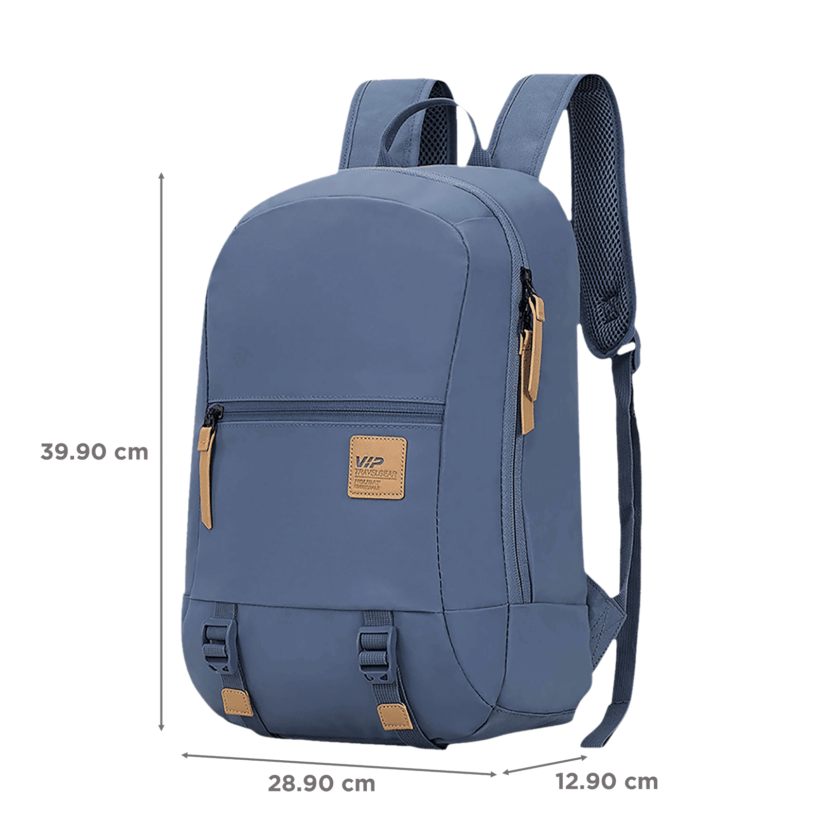 VIP Scuba 02 14 Litres Polyester Casual Backpack (1 Front Pocket, BPSCU02BYB, Baby Blue)_3