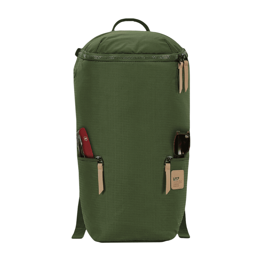 VIP Wander 01 19 Litres Polyester Casual Backpack (3 Pockets, BPWAN01GRN, Green)_7