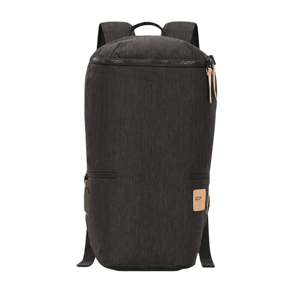 VIP Wander 02 19 Litres Polyester Casual Backpack (3 Pockets, BPWAN02GRY, Grey)_1