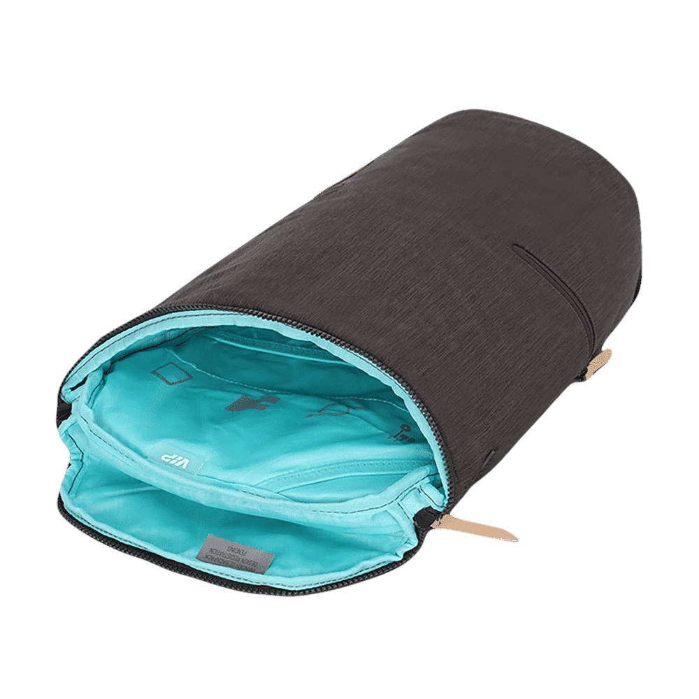 VIP Wander 02 19 Litres Polyester Casual Backpack (3 Pockets, BPWAN02GRY, Grey)_4