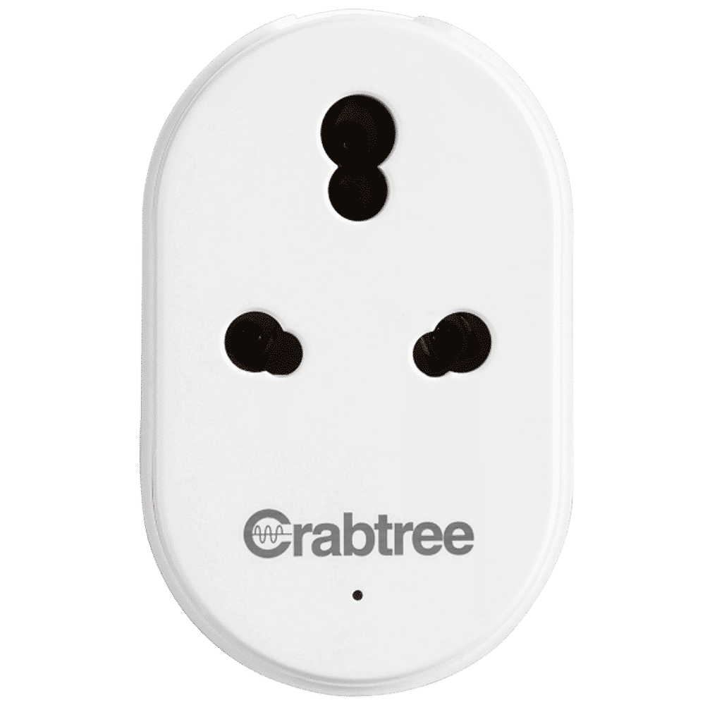 Crabtree Smart Socket for Multi Device Connection (Voice Control Smart Assistance, ACST161600, White) Crabtree Smart Socket for Multi Device Connection (Voice Control Smart Assistance, ACST161600, White)_1