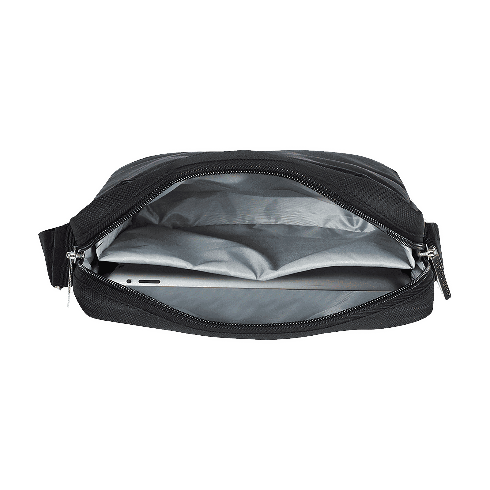 KOOLTOPP Suave 4 Litres Polyester Sling Bag (Water Resistant, KT516-01, Black)_5