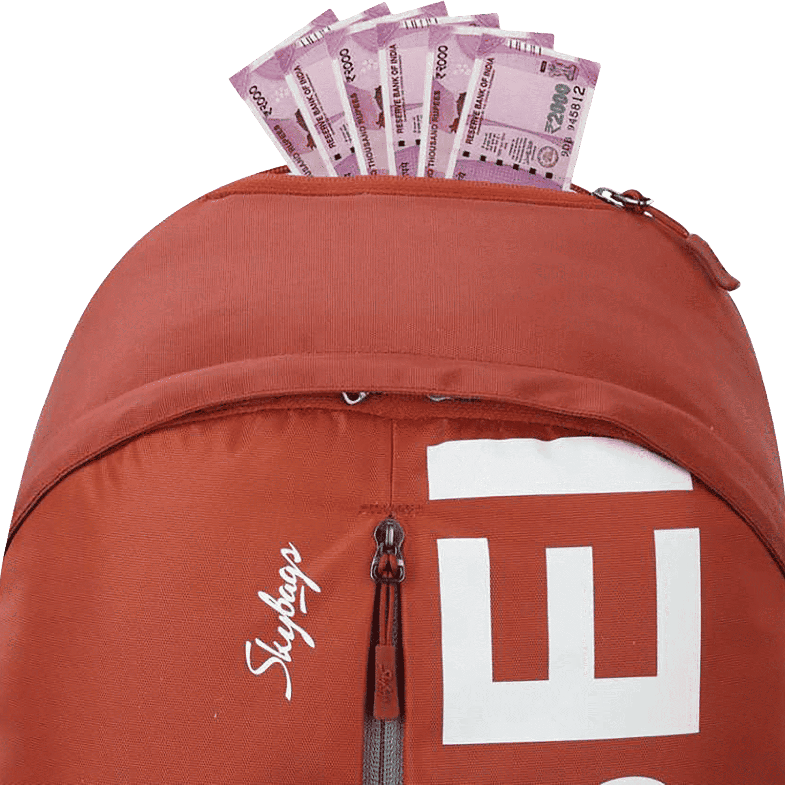 Sky Bags Boho 02 19 Litres Gucci Fabric Backpack (Quick Access Pocket, BPBOH2RED, Red)_8