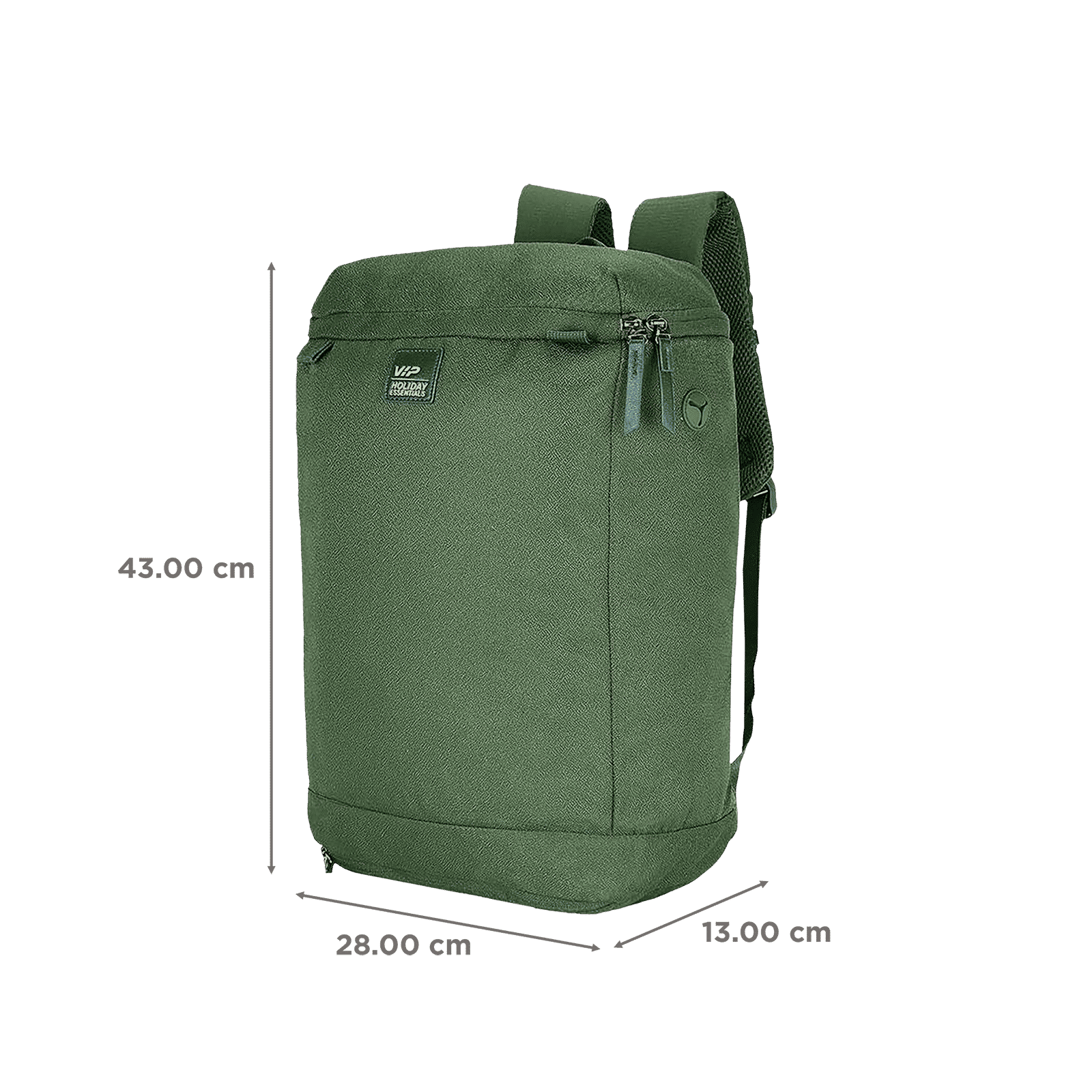 VIP Joey 13 Litres Gucci Backpack (Built To Last Straps, BPJOEYFGN, Forrest Green)_3