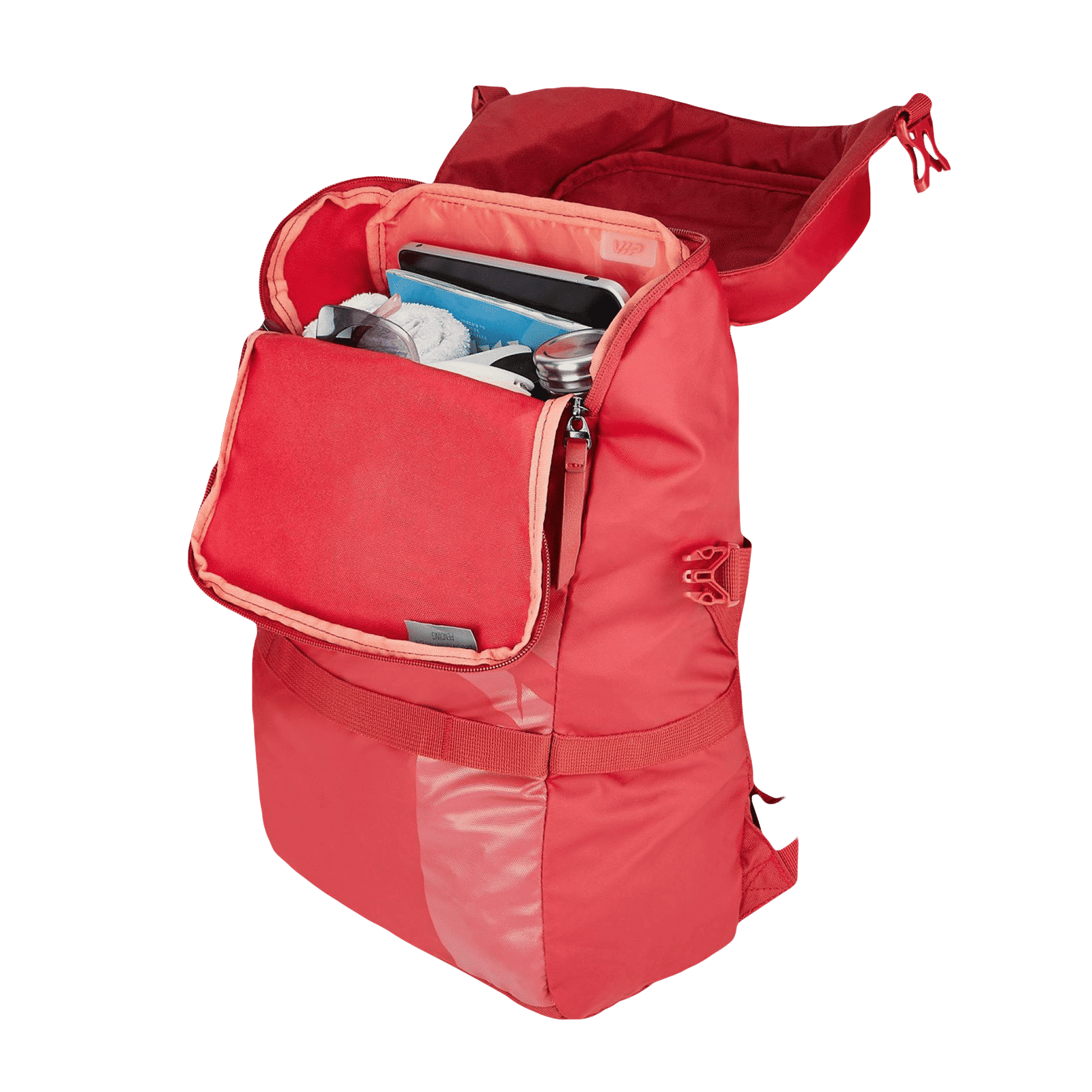 VIP Zulu 02 9 Litres Polyester Backpack (Rain Cover, BPZUL2TRD, Terra Red)_6