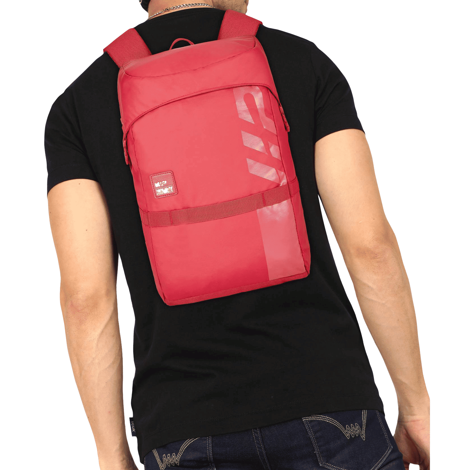 VIP Zulu 02 9 Litres Polyester Backpack (Rain Cover, BPZUL2TRD, Terra Red)_7