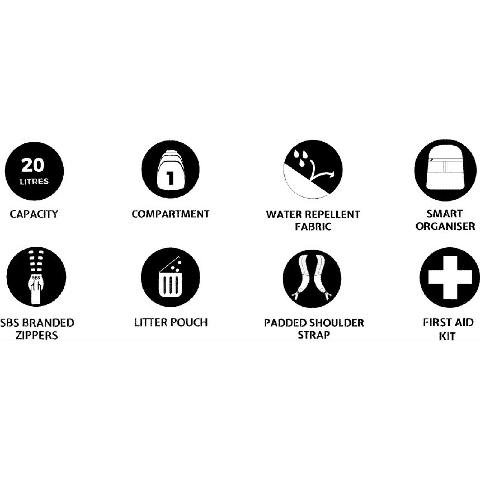 Arctic Fox Goal 20 Litres Polyester Backpack (SBS Branded Zippers, FJUBPKFIRON050020, Fiery Red)_9