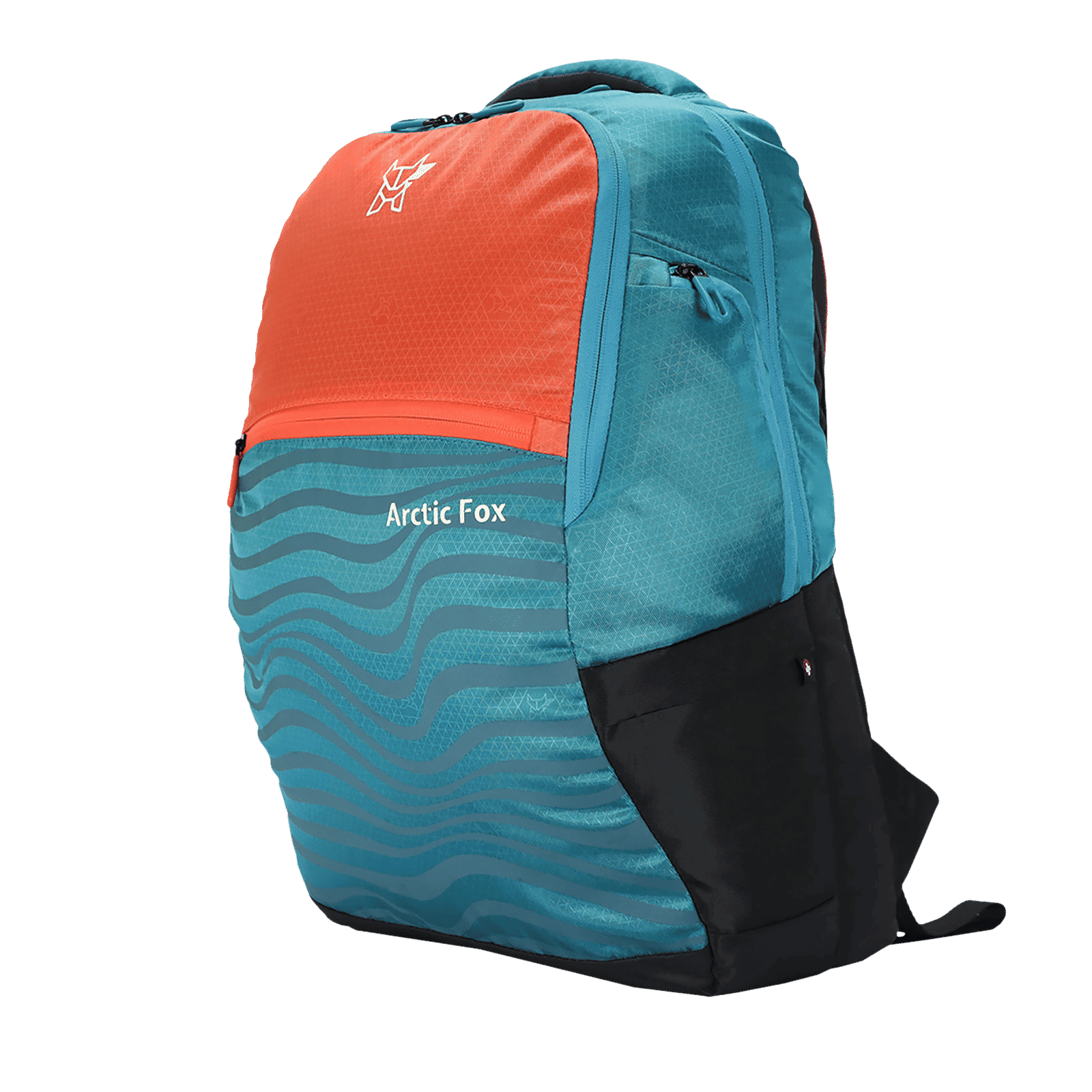 Arctic Fox Drift 32 Litres PU Coated Polyester Backpack (2 Spacious Compartments, FTEBPKHCRON064032, Hot Coral)_4