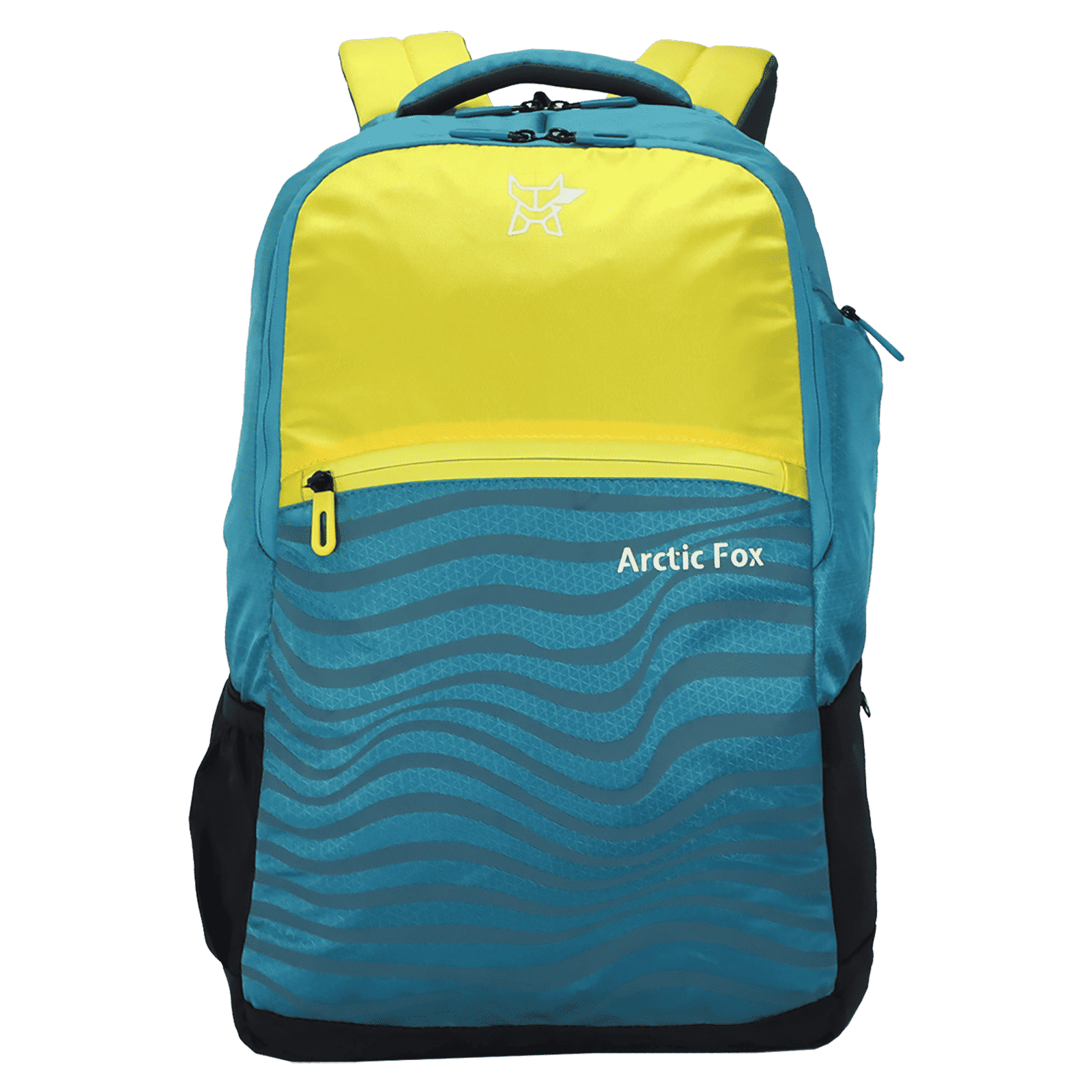 Arctic Fox Drift 32 Litres PU Coated Polyester Backpack (2 Spacious Compartments, FTEBPKVYLON065032, Vibrant Yellow)_1