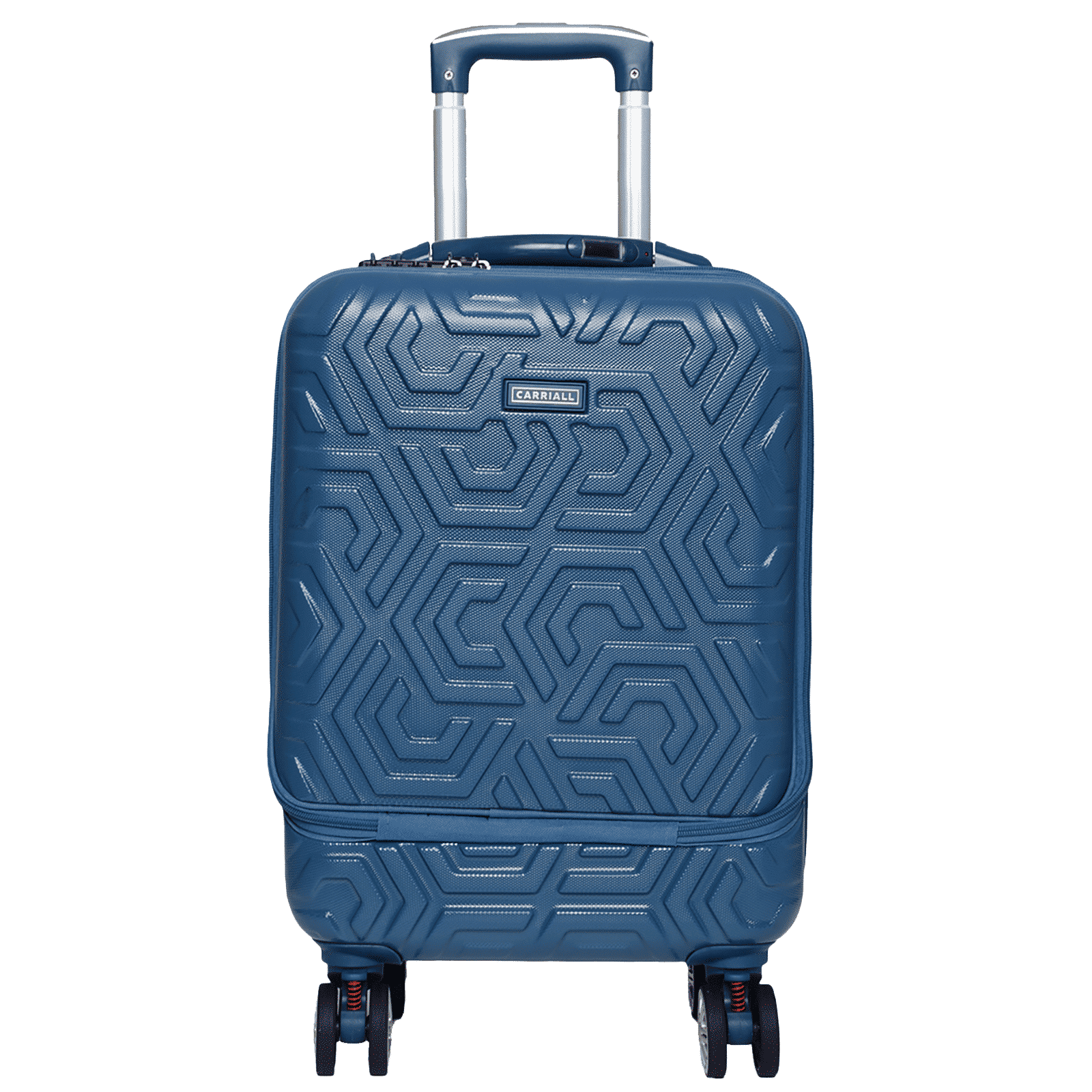 Carriall Hive Polycarbonate Trolley Bag (Built-In Weight Scale, USB Charging Port, CALS0001, Blue) Carriall Hive Polycarbonate Trolley Bag (Built-In Weight Scale, USB Charging Port, CALS0001, Blue)_1