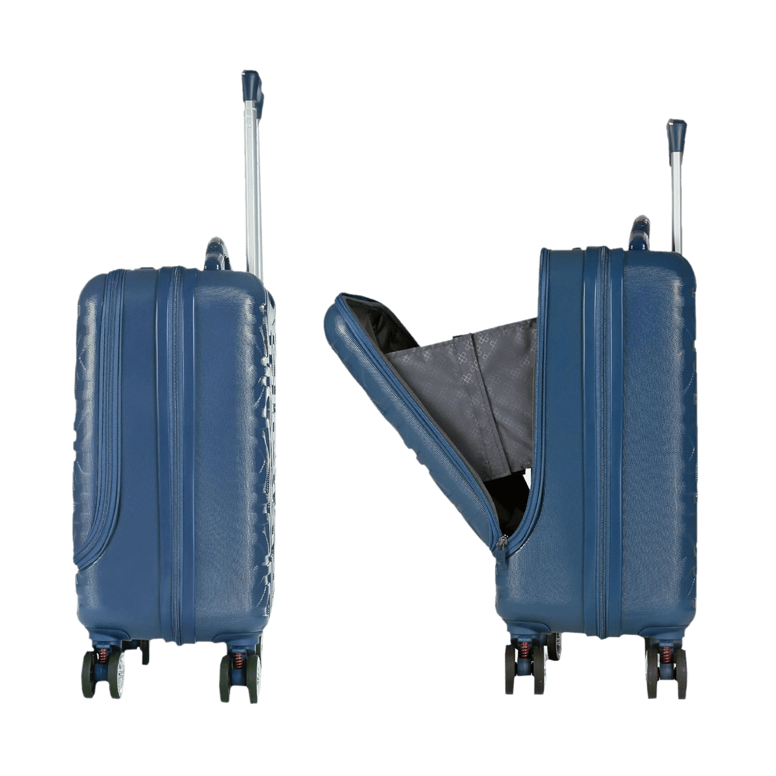 Carriall Hive Polycarbonate Trolley Bag (Built-In Weight Scale, USB Charging Port, CALS0001, Blue) Carriall Hive Polycarbonate Trolley Bag (Built-In Weight Scale, USB Charging Port, CALS0001, Blue)_6