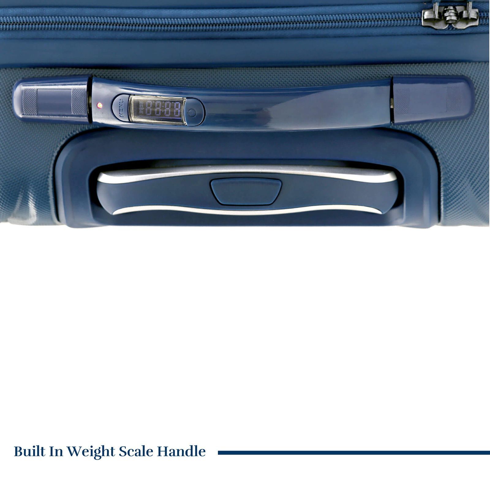Carriall Hive Polycarbonate Trolley Bag (Built-In Weight Scale, USB Charging Port, CALS0001, Blue) Carriall Hive Polycarbonate Trolley Bag (Built-In Weight Scale, USB Charging Port, CALS0001, Blue)_10