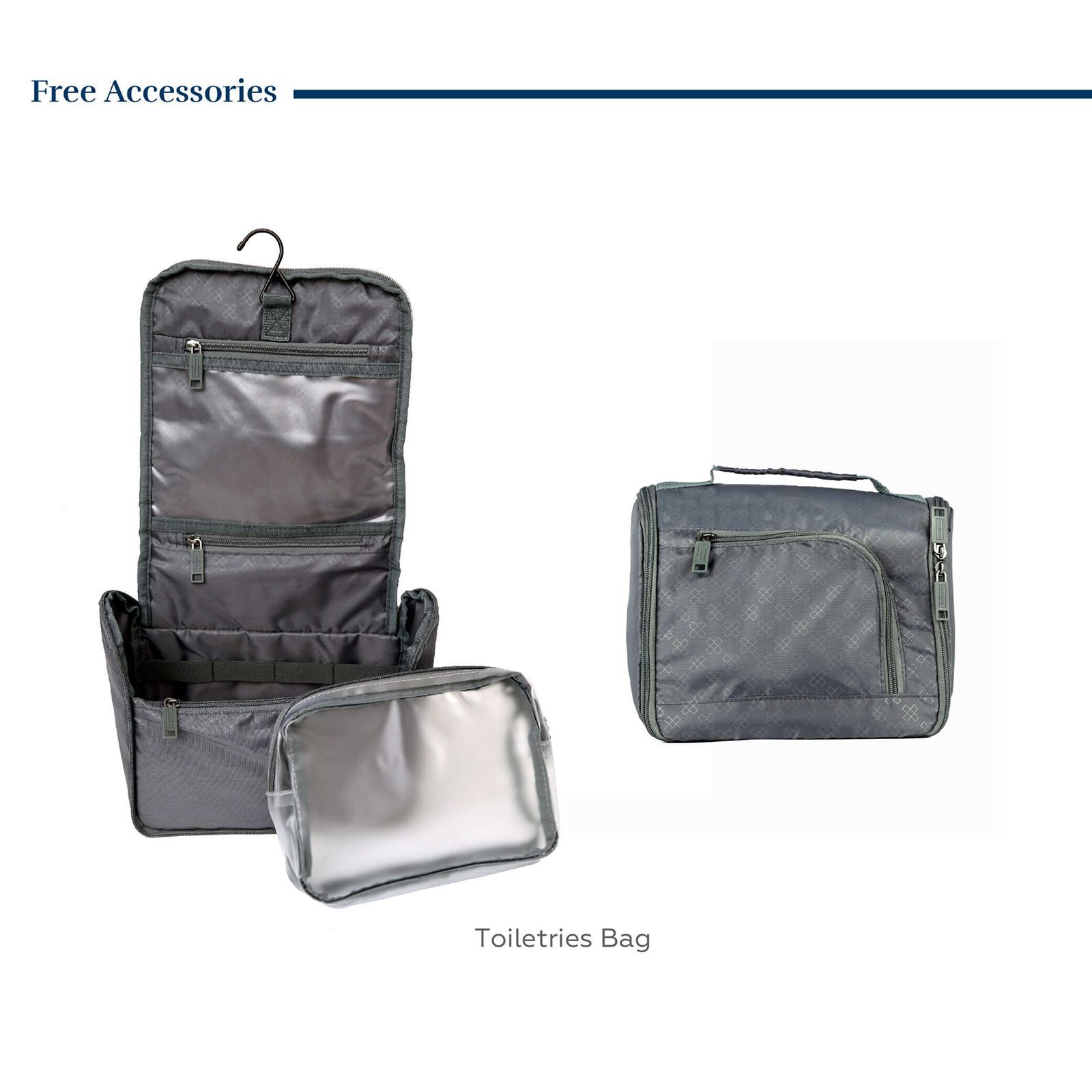 Carriall Hive Polycarbonate Trolley Bag (Built-In Weight Scale, USB Charging Port, CALS0001, Blue) Carriall Hive Polycarbonate Trolley Bag (Built-In Weight Scale, USB Charging Port, CALS0001, Blue)_11