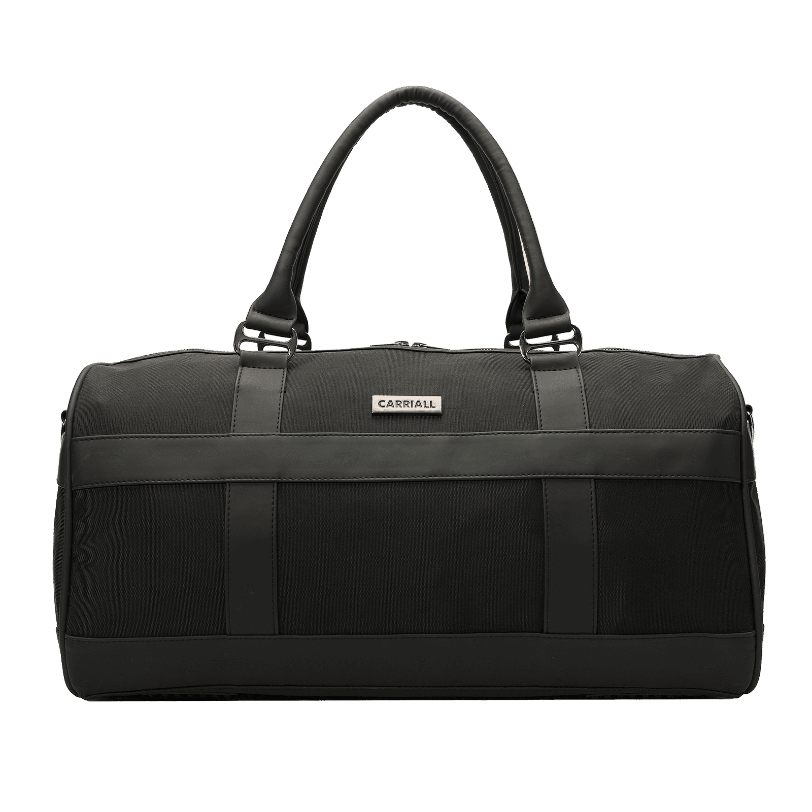 Carriall Eclat Water Resistant Fabric Duffle Bag (Detachable Strap, CADBECS01, Black) Carriall Eclat Water Resistant Fabric Duffle Bag (Detachable Strap, CADBECS01, Black)_1